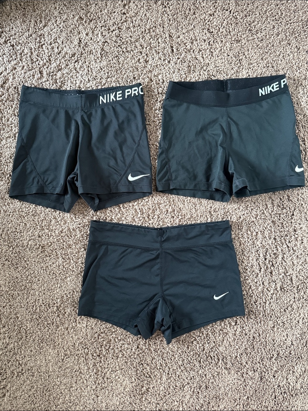 Nike Women’s Spandex Shorts Trio